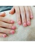 手肌に馴染む”伸びてもキレイ”なグラデーションネイル(ケア込)￥11,380