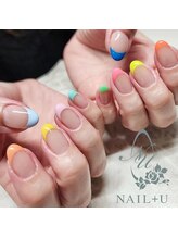 ネイルプラスユウ(NAIL+U)/カラフルフレンチ