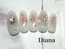 ディアナ ひたちなか高場店(DIANA)/定額ネイル　7700円A-164