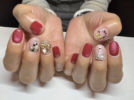 クリスマスネイル