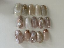 レアネイル(Lea nail)/4月定額デザイン　お色味変更◎