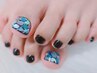 【Foot】親指アートコース ¥8500