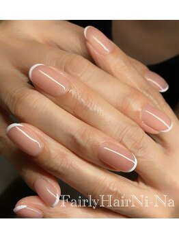 フェアリーヘア ニーナ(Fairy Hair Ni-na)/パラジェル フレンチネイル