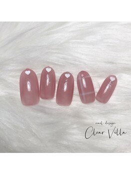 ネイルサロンクリアヴィラ(nail salon clear villa)/GirlyStyle collection¥7990