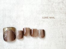 ルークネイル 恵比寿店(LUKE NAIL)/ニュアンスミラーフット　春