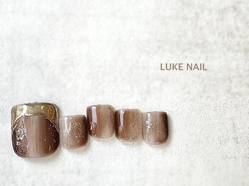 ルークネイル 恵比寿店(LUKE NAIL)/ニュアンスミラーフット　春