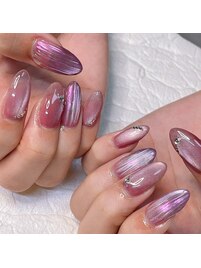 紫陽花カラーのマグネット