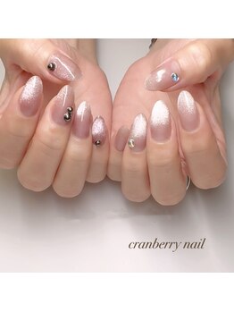 クランベリーネイル 代官山 恵比寿(cranberry nail)/マグネットネイル
