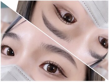 アイリー(ailly)の写真/＜まつパ×アイブロウWax¥9900＞抜け感のあるナチュル美眉/繊細ワンホンアイ★眉メイクのレクチャー付き◎