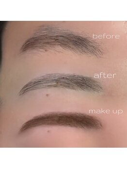 ジュベル 三鷹店(je belle)/眉毛WAX＋メイク仕上げ