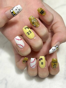 テラス(TERRACE)/野球ネイル