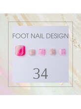 はあとねいる 東武宇都宮駅前店/Foot nail design 34