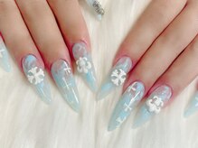 エール アンド ガレンド(ailse&Guarendo)/クロム風ネイル