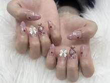 ルノン 獨協大学前店(LUNON)/赤チェック×リボン