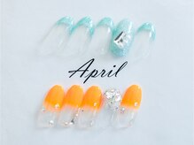 エイプリルプラス(April plus)/夏　ネオンネイル