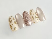 ローズデール アベイユ(ROSEDALE Abeille)/レオパード×マグネットネイル