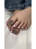 【jrネイリスト hoko限定】フット 持ち込みデザイン¥5000