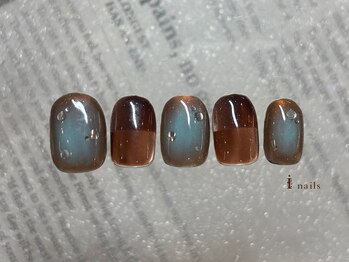 アイネイルズ 横浜EAST店(I-nails)/マグネットチークネイル