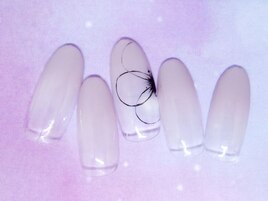 グラデーション×フラワー