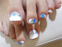 アミュリー ネイル アトリエ(Amury nail atelier)/シェル シアー ターコイズ 上品