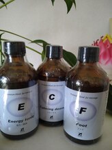 エンジュ/4/4より３種類のオイルから選択