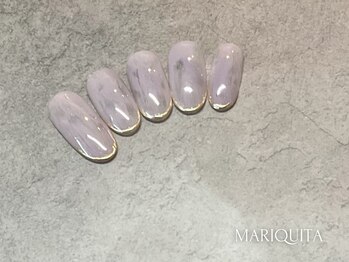 ネイルサロン マリキータ(MARIQUITA)/ニュアンスネイル×ミラーアート