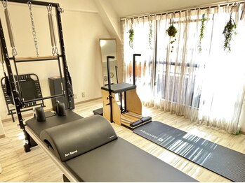 アンドイロドリピラティス(u.irodori Pilates)の写真/プライベート空間で周りを気にせず、自分のペースで通える☆初めての方にもおすすめ◎