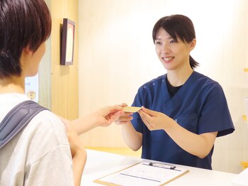 ABC整体スタジオ 新宿西口/ABC整体スタジオ店舗での受付