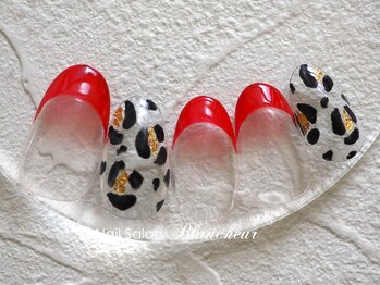 ネイルサロン ブランシュール(Nail Salon Blancheur)/クリアレオパード