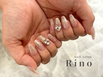 リノ 浦添店(Rino)/ステンドグラス×長さだし×ラメ