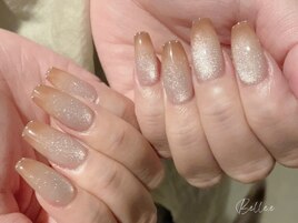 ミルクティーネイル