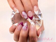 ココロバ ネイルアンドビューティーサロン(COCOLOBA)/フラワー×フレンチネイル☆
