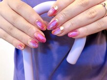 モグネイル(Mogunail)/おしゃれパープルネイル