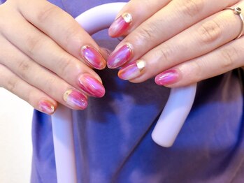 モグネイル(Mogunail)/おしゃれパープルネイル