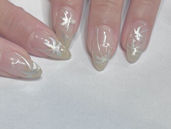 ラピス(Lapis)/ヤシの木/クリアネイル/シール