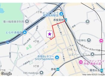 メイクミー 赤坂本店/赤坂見附からサロンまで