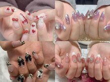 #透け感#自爪風#トレンドデザイン