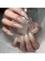 アジュールネイル 名古屋栄店(AzurNail) シンプルネイル♪ラメでより上品に♪