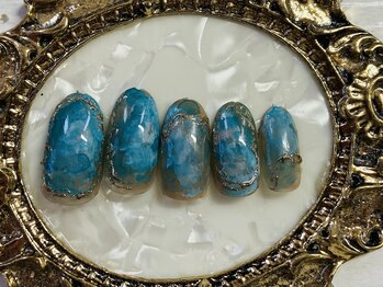 水彩・インクネイル