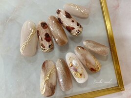 冬マグネットネイル