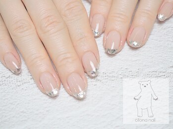 オトナネイル(otona nail)/ガラスフレンチネイル