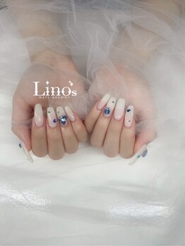 リノズネイルサロンプラス(Lino's Nail Salon +)/長さだし×パーツ☆