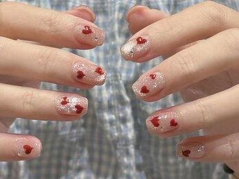 モナサロン(Mona salon)/ハートマグネットネイル