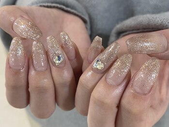 ラメグラデ/パーツ別途　￥5,000