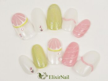エリクサーネイル 池袋(Elixir Nail)/定額b カジュアル/クーポン使用