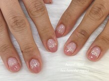 はあとねいる 八戸ラピア店/☆お客様ハーフフレンチネイル☆