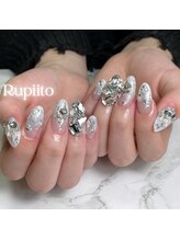 ルピート(Rupiito)/ホワイトグラデ×埋め尽くし