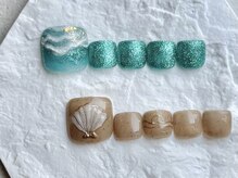 リライトネイル(Relight nail)/波/シェルネイル☆フット