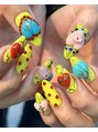 クレオ 名古屋駅店(Cleo) ミラーアート、カラフルポップ