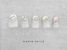 マリー ネイルズ いわきラトブ店(MARIE NAILS)/定額6,600円税込 オーロラ 0505a